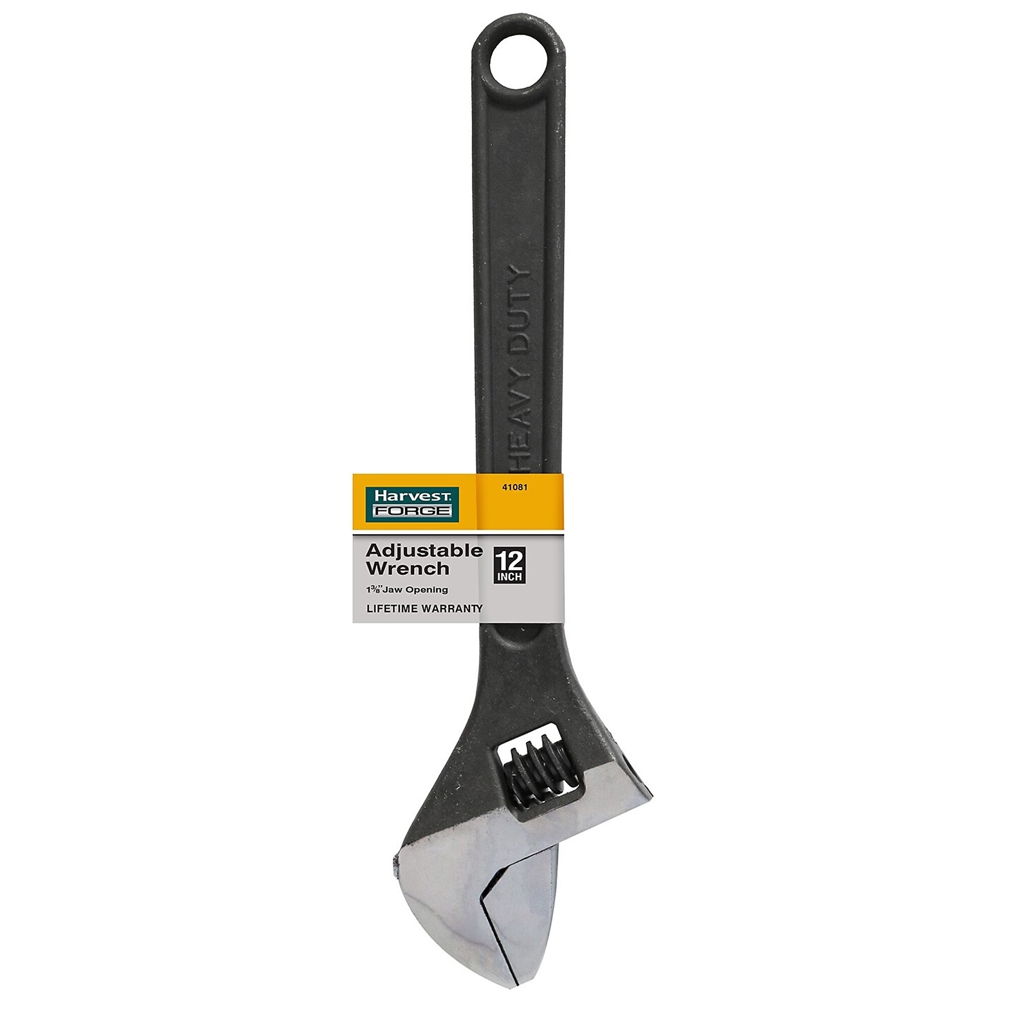 Harvest Forge, 12" Black Adjustable Wrench, Model # 41081